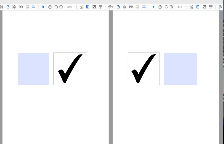 cannot select no color for checkbox in adobe acrobat dc mac